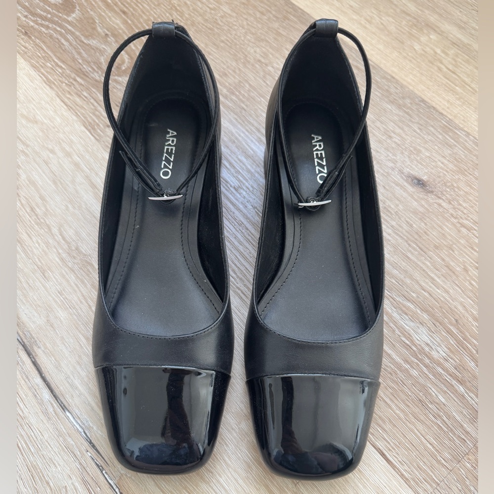 Trendy Patent Leather Block Heel Mary Jane Pumps - Picture 3 of 6